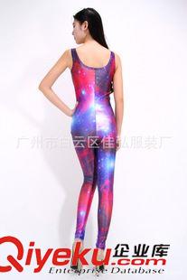 連體褲 廠家直銷批發艾美斯LTK013數碼印花緊身連體褲 打底褲上市原始圖片3