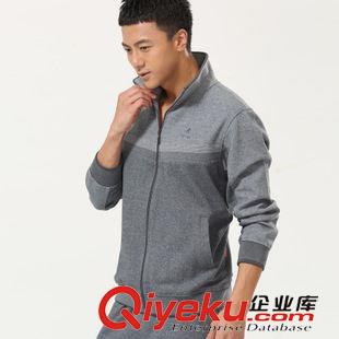 加大 男裝 批發(fā) 春秋款gd棉質(zhì)中年加大碼運(yùn)動(dòng)服 男撞色立領(lǐng)衛(wèi)衣健身跑步裝