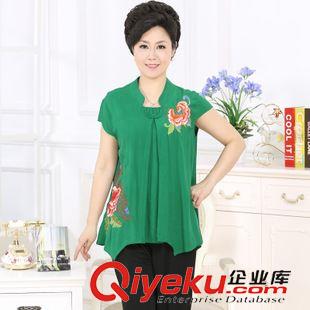 連衣裙  套裝 中老年女裝寬松夏裝 中年婦女加肥加大碼胖媽媽裝夏裝短袖T恤