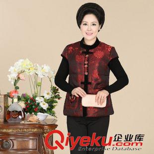 棉衣、羽絨服 pu皮衣女短款 2015新款仿狐貍毛皮草中老年女裝冬季新款棉服批發