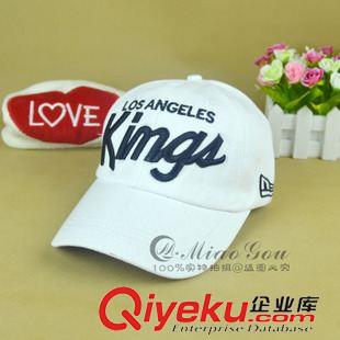 棒球帽/鴨舌帽 新款韓版全棉kings 字母棒球帽遮陽帽太陽帽子男女春夏季批發(fā)