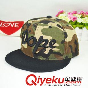 嘻哈帽/平沿帽 韓版迷彩平沿帽子刺繡棒球帽嘻哈帽太陽帽街舞帽子潮原始圖片3