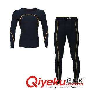 套裝 廠家直供健身房跑步訓練服籃球運動緊身短袖男吸濕排汗健身套裝