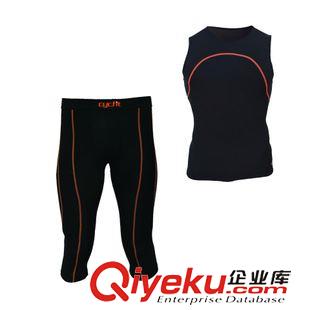 套裝 廠家供應(yīng) 男士短袖梯度壓縮運動PRO緊身衣 健身田徑運動緊身衣原始圖片3