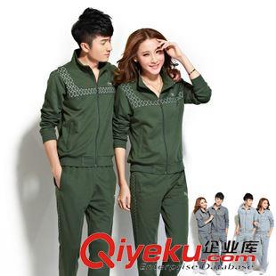 春秋套裝 春秋新款情侶運(yùn)動(dòng)套裝 男休閑運(yùn)動(dòng)衫女休閑服長(zhǎng)袖連帽運(yùn)動(dòng)服廠家