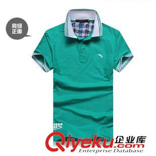 上衣外套/T恤 2014夏季新款男士運動品牌t恤 純棉透氣吸汗短袖t恤 男式廠家代發(fā)原始圖片2