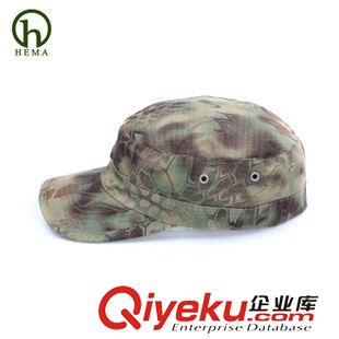 小兵帽 河馬外貿(mào)熱銷產(chǎn)品  平頂戶外迷彩帽 戶外防曬帽子 迷彩作訓(xùn)帽