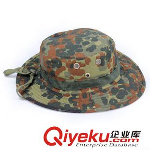 圓邊帽 河馬德國叢林迷彩奔尼帽 現貨供應圓邊帽釣魚帽軍迷遮陽帽