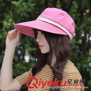 遮陽(yáng)帽 韓版女士夏天韓版草帽太陽(yáng)帽大沿帽韓國(guó)遮陽(yáng)帽大檐防曬沙灘帽原始圖片2