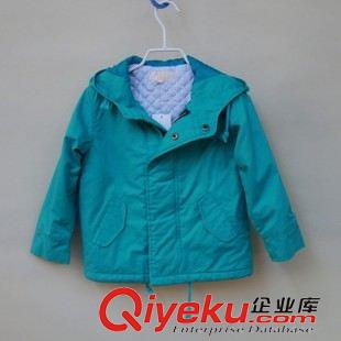 新品熱賣 外貿(mào)歐美原單 KIDS 男女童秋冬季水洗純棉連帽棉衣/外套