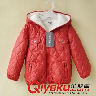 童棉衣 外貿(mào)童裝2015冬裝新款男女寶寶棉衣外套兒童羊羔絨內(nèi)里棉襖棉服原始圖片3