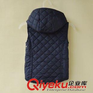 童馬甲 外貿(mào)童裝原單加厚加棉馬甲中大童連帽坎肩外套兒童保暖背心原始圖片2