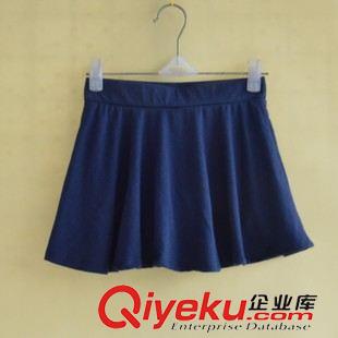 童裙 外貿(mào)童裝歐美原單中大童純棉半身裙子兒童半身裙帶防走光小短褲原始圖片2