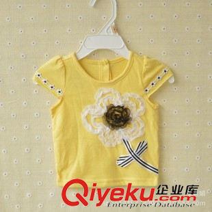 童t恤 外貿童裝批發 歐美原單小童T恤 女童短袖上衣