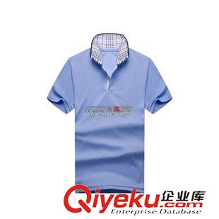 {zpy}T恤 加工定制空白T恤 鑫馬方格T恤衫 翻領文化衫 廣告衫 可加印LOGO原始圖片2
