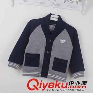 秋冬季外套 外貿(mào)品牌童裝B家大格男童春秋款外套兒童拉鏈開衫小立領(lǐng)夾克