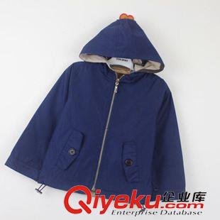 秋冬季外套 童裝批發(fā) B家格子經(jīng)典外套 雙面穿兒童連帽夾克 外貿(mào)男女童外套原始圖片3