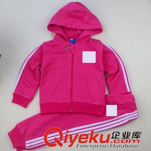 秋冬季套裝 外貿男童裝套裝 dp純棉V領套裝 春秋款拼色羅紋運動套裝針織套