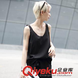 第五波 2015新款寬松雪紡衫短袖t恤女大碼圓領(lǐng)雪紡上衣顯瘦打底衫潮