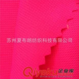 冲锋衣面料 260T半光消光春亚纺提花变斜PU透明防水涂层防风透气 运动服面料