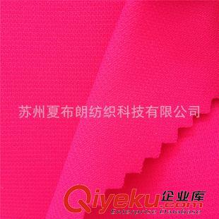 沖鋒衣面料 大量供應 春亞紡小蜂巢提花防潑水PA白膠涂層 戶外運動登山服面料