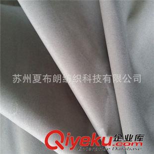 桃皮絨 專業(yè)提供 100GSM平紋磨毛桃皮絨PU透明防水涂層  沙灘褲枕芯面料原始圖片3