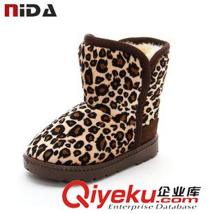 棉鞋/雪地靴 潮2015冬季新款寶寶雪地靴女童靴童鞋豹紋兒童短靴 男童冬鞋棉靴原始圖片2