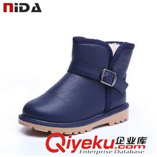 棉鞋/雪地靴 2015冬季童鞋男童雪地靴兒童寶寶低筒短靴保暖靴子防水防滑女童靴原始圖片2