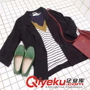 9.20~秋季新品 韓國代購款 15新款純色毛圈大衣外套西裝寬松顯瘦小西裝 女