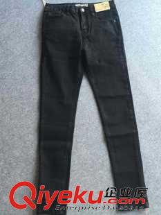 9.10~秋季新品 原單 15秋新款巨顯瘦彈力經典黑色百搭牛仔小腳褲牛仔褲 女原始圖片2
