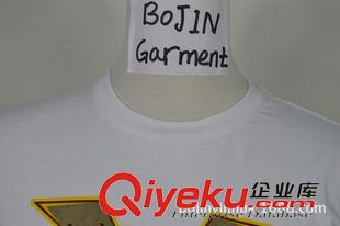 女士T恤 純白色女式T恤絲印LOGO夏季短袖t恤純棉女款圓領tshirt定做 新款原始圖片3