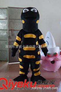 熊卡通服裝--- bear 火蜥蜴卡通人偶 游戲《魔獸爭(zhēng)霸》Salamander Mascot Costume黑色