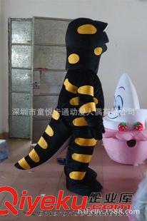 熊卡通服裝--- bear 火蜥蜴卡通人偶 游戲《魔獸爭(zhēng)霸》Salamander Mascot Costume黑色