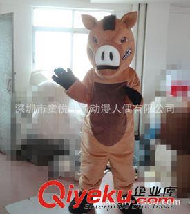 豬卡通服裝---Pigs 野豬卡通服裝 大山里的佳肴 肉類(lèi)動(dòng)物卡通形象 角色扮演 道具服裝
