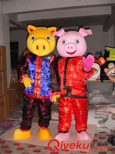 豬卡通服裝---Pigs 【表演卡能服裝】攝影公司拍片服裝/動(dòng)物卡通戲服/唐裝豬