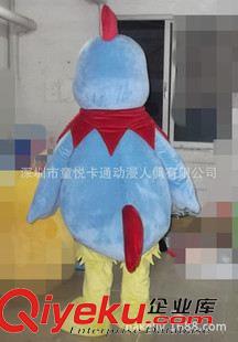 雞卡通人偶---Chicken 大公雞卡通服裝 Chicken Mascot 2014新雞吉祥物 大紅冠子花外衣