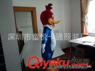 雞卡通人偶---Chicken 紅嘴鴨卡通人偶服裝 雞鴨卡通兒童表演道具 舞臺表演服 可行走原始圖片2