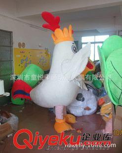 雞卡通人偶---Chicken 公雞卡通服裝 十二生肖卡通人偶 可以叫你起床的鬧鐘 家禽特定制原始圖片2