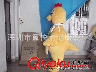 雞卡通人偶---Chicken 【大黃廚師雞吉祥物】供應深圳卡通服裝/兒童表演服/影視動漫服裝