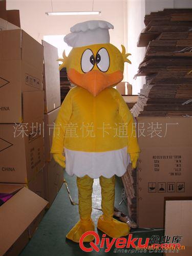 雞卡通人偶---Chicken 供應(yīng)新穎卡通人偶服裝，電影電視制作服裝，大型舞臺服飾，廚師雞