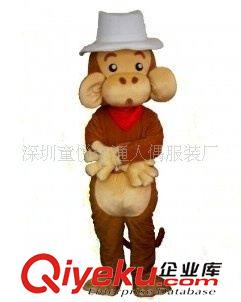 悠嘻猴---YoCi Monkey 【商業(yè)卡通服裝】供應(yīng)卡通人偶服裝/兒童露臉表演服/游戲人偶猴子