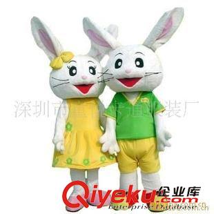 兔卡通人偶---Rabbit 【玉兔】吉祥物卡通/企業(yè)形象卡通/舞臺表演廣告人遇服裝