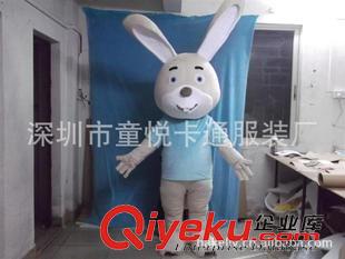 兔卡通人偶---Rabbit 【玉兔】吉祥物卡通/企業(yè)形象卡通/舞臺(tái)表演廣告人遇服裝