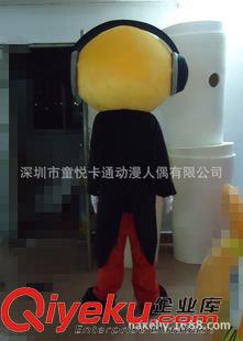 牛吉祥物---Cattle 耳機人卡通人偶 音樂之聲卡通服裝 音樂達(dá)人秀人偶 2014音樂jx原始圖片3