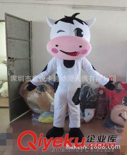 牛吉祥物---Cattle 【深圳人的卡通人偶服裝】大型舞臺(tái)表演服裝/毛絨玩具/奶牛