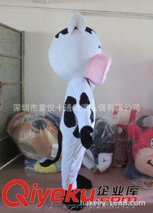 牛吉祥物---Cattle 奶牛卡通服裝 深圳光明農(nóng)場形象代言人 90/00后必喝 小孩子長高高原始圖片2