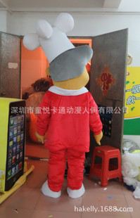 喜羊羊卡通服裝---sheep 2015廚師卡通服裝 慶豐包子鋪廚師人偶服 五星級餐廳 內(nèi)置冷風(fēng)扇原始圖片3
