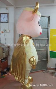 喜羊羊卡通服裝---sheep 2015小金羊卡通服裝 Sheep mascot costume 羊年喜氣洋洋 住洋房