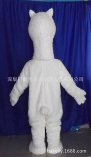 喜羊羊卡通服裝---sheep 2014長脖子羊卡通服裝 十二生肖吉祥物 白色小白羊卡通人 專業(yè)制原始圖片3