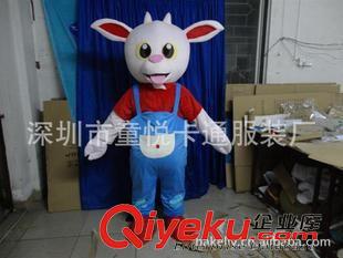 喜羊羊卡通服裝---sheep 【2012 Sheep mascot】卡通動(dòng)漫影視人偶服裝/藍(lán)背帶羊卡通服裝